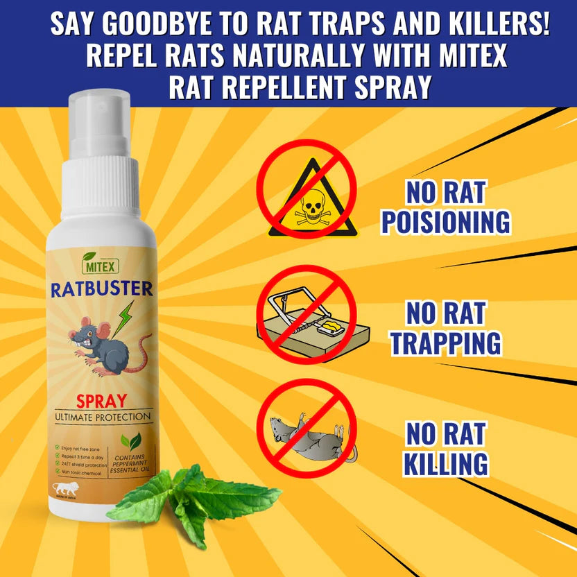 Car Solution Ratbuster Spray Prevents Rat Attacks