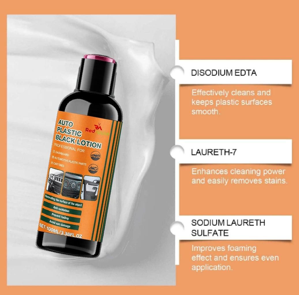 Auto Plastic Black Lotion 100ml (Pack of 1)