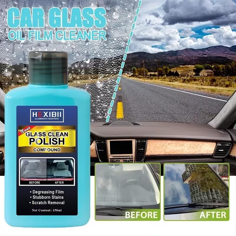 Glass Clean Polish Compound 150 ml each Pack of 2